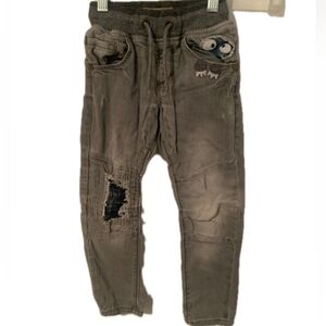 Next Kids Gray Jeans with Patch Detail